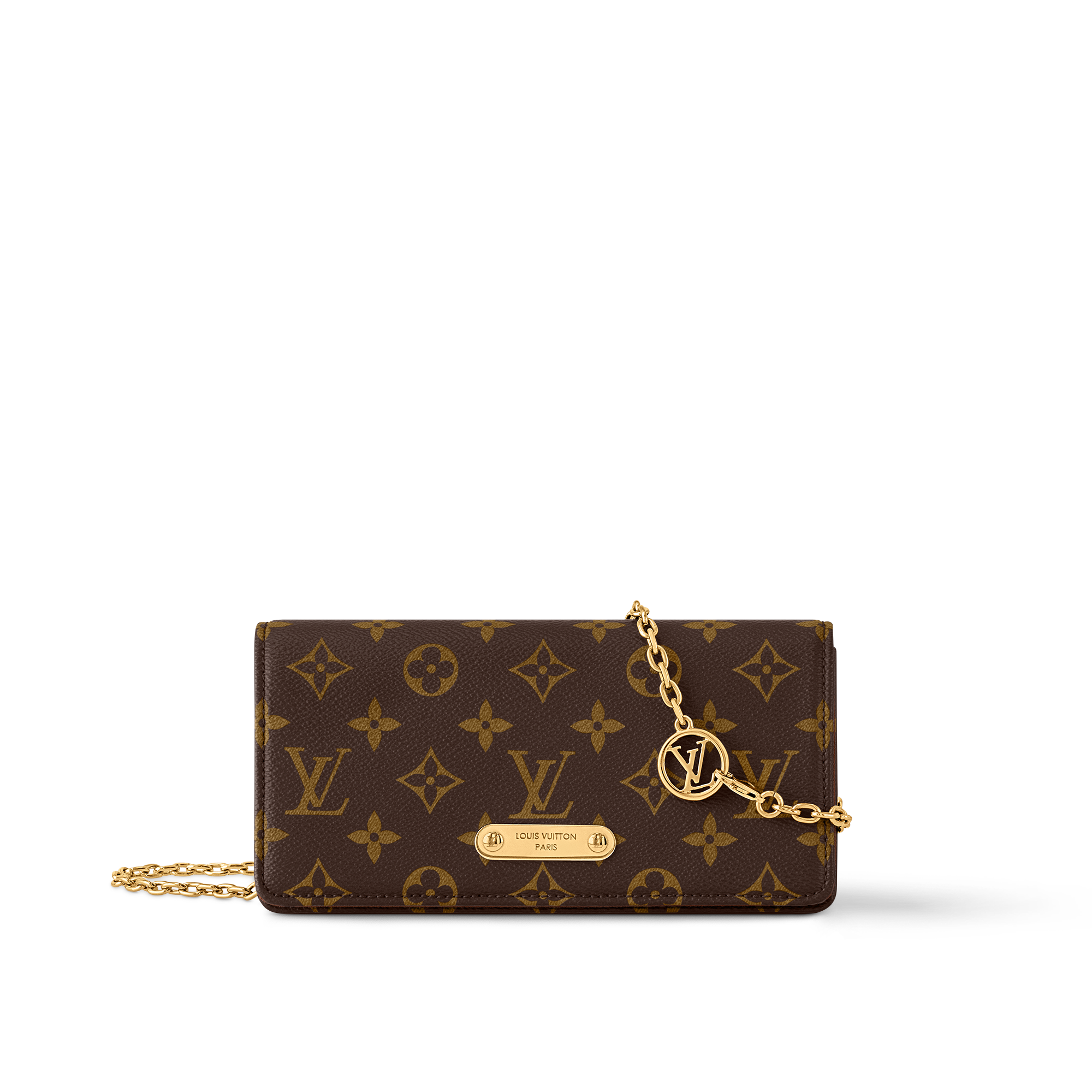 Louis vuitton with 2025 gold plate on front